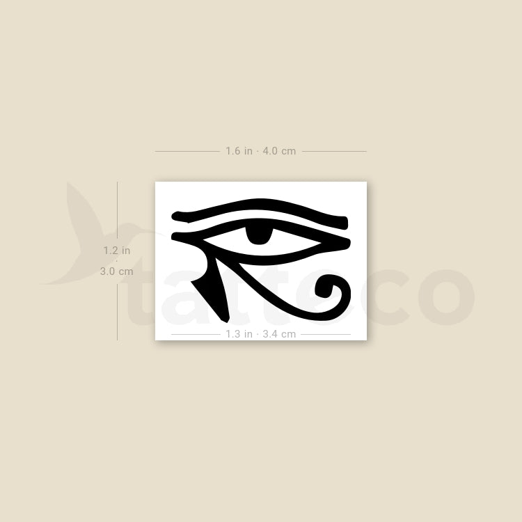 Eye Of Ra Temporary Tattoo - Set of 3