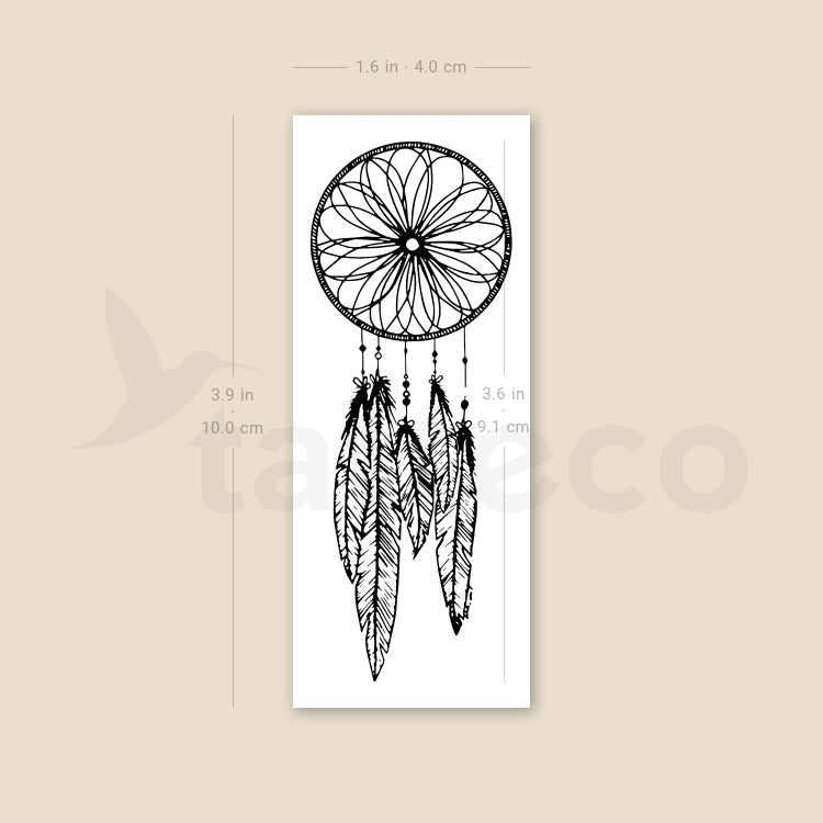 Dreamcatcher Temporary Tattoo - Set of 3