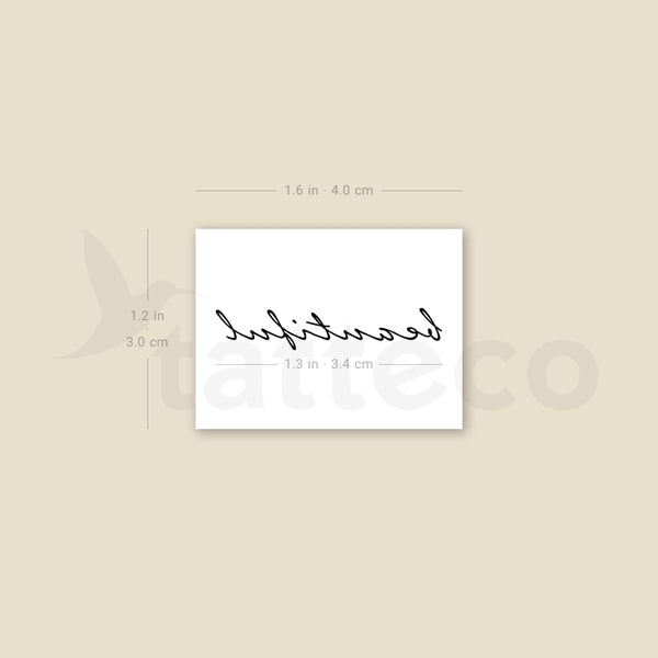 Beautiful Temporary Tattoo - Set of 3