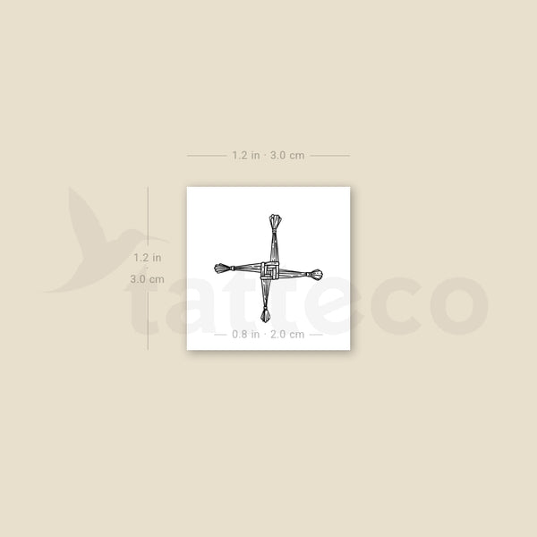 Brigid's Cross Temporary Tattoo - Set of 3