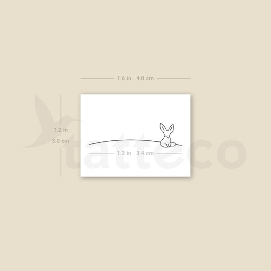 Prince Fox Temporary Tattoo - Set of 3