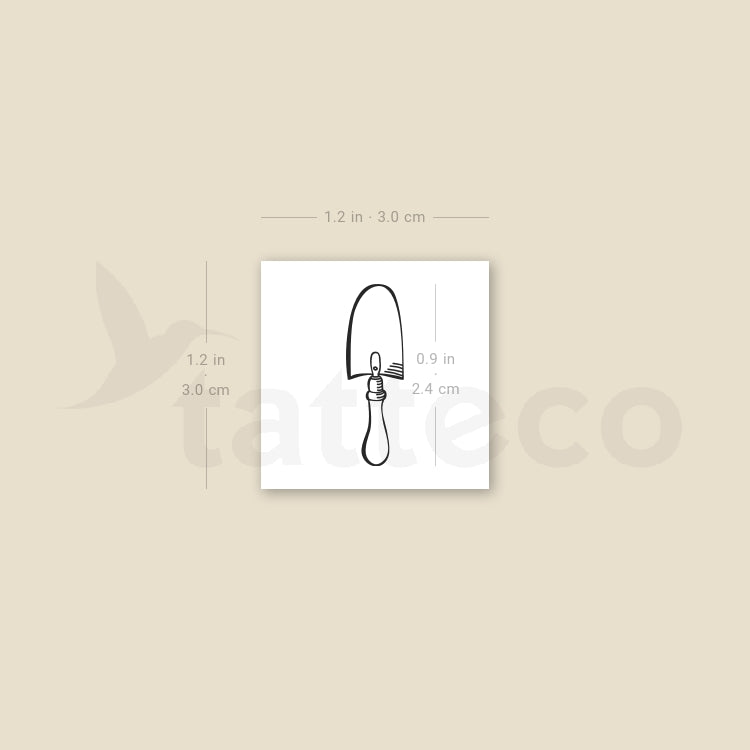 Trowel Temporary Tattoo - Set of 3