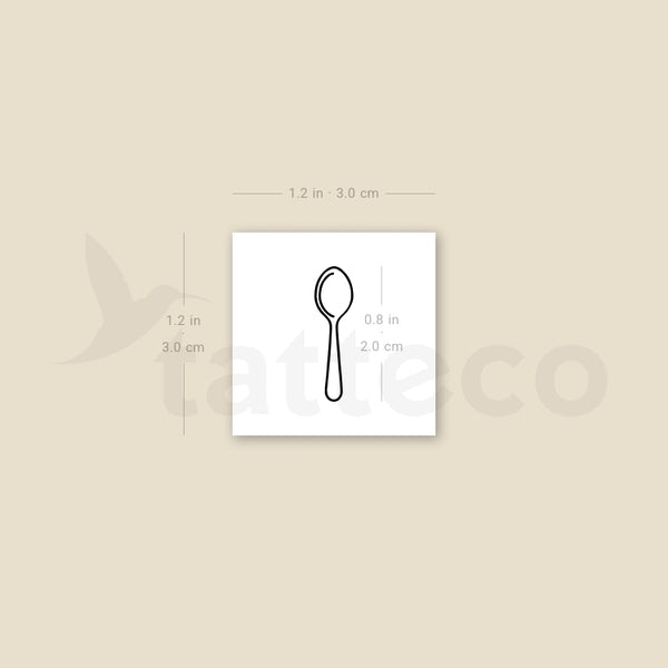 Little Spoon Temporary Tattoo - Set of 3