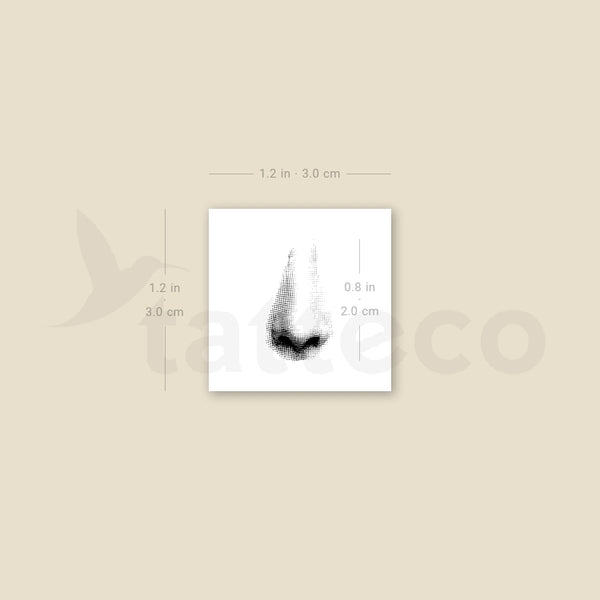 Nose Temporary Tattoo - Set of 3