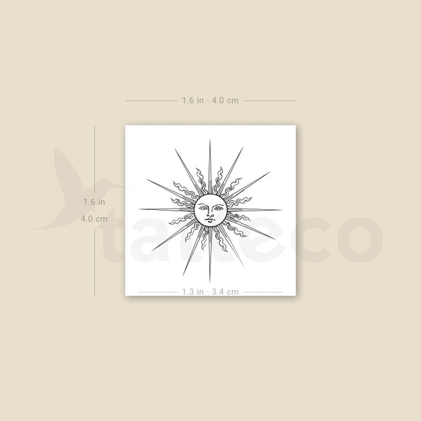 Inti Sun Temporary Tattoo - Set of 3