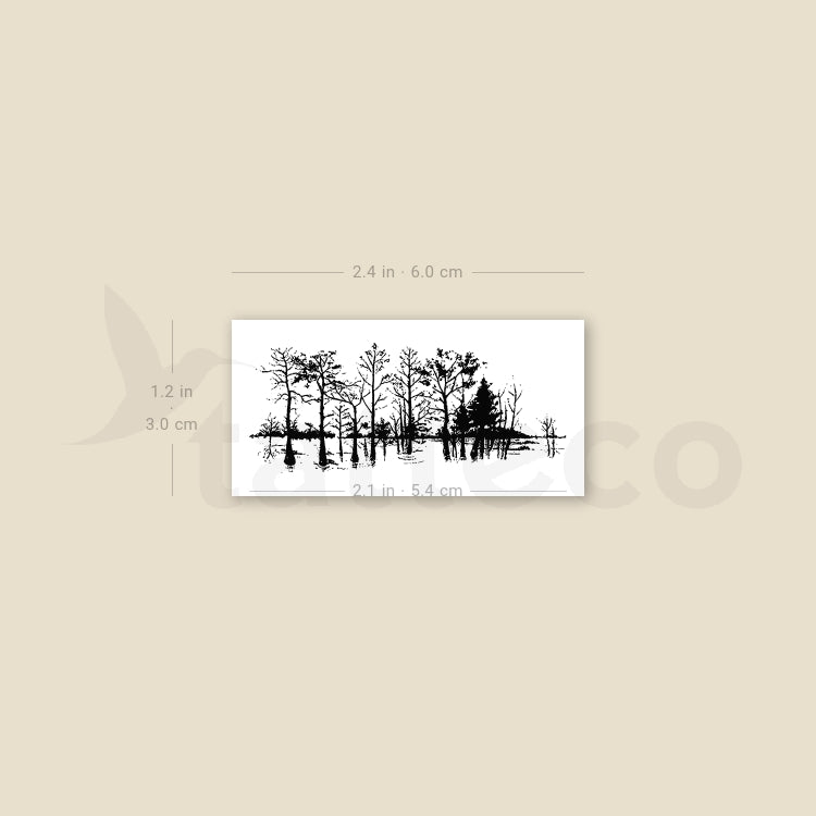 Forest Temporary Tattoo - Set of 3