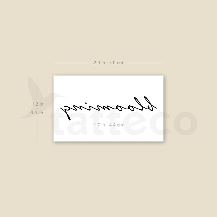 Blooming Temporary Tattoo - Set of 3
