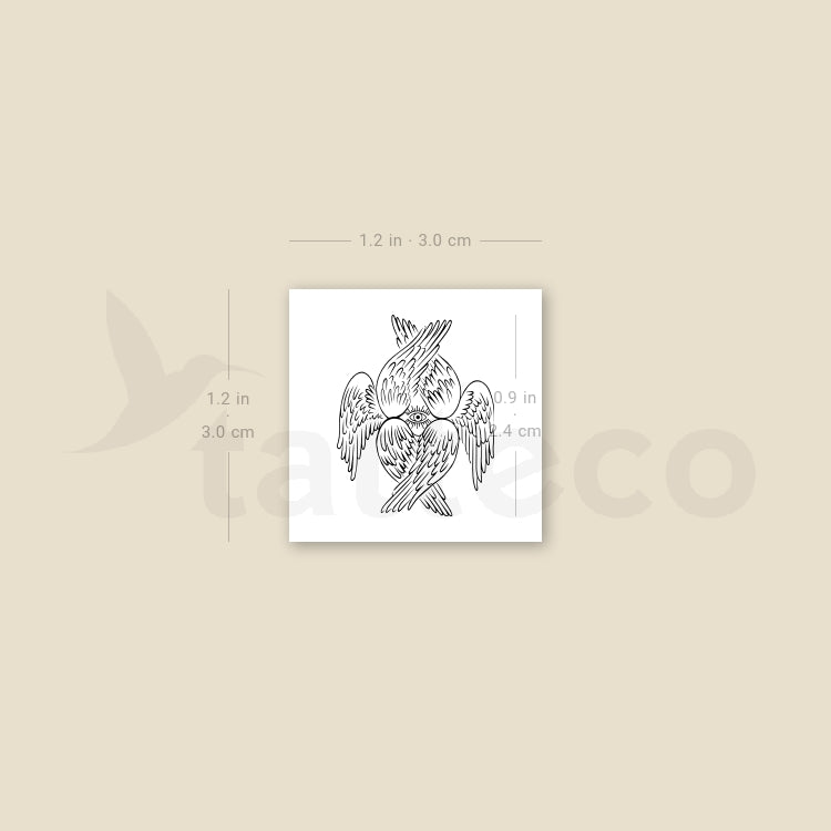 Seraphim Temporary Tattoo - Set of 3