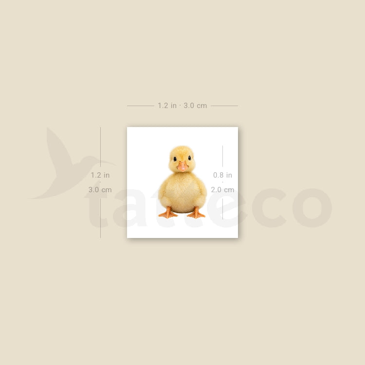 Duckling Temporary Tattoo - Set of 3