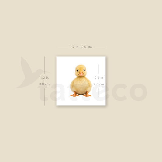 Duckling Temporary Tattoo - Set of 3