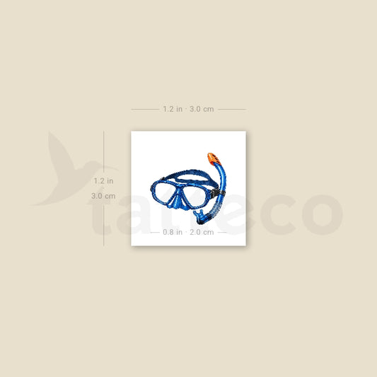 Snorkel Mark Temporary Tattoo - Set of 3