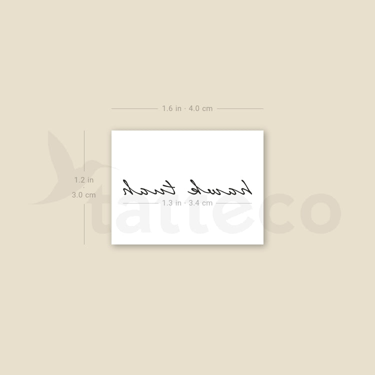 Hawk Tuah Temporary Tattoo - Set of 3