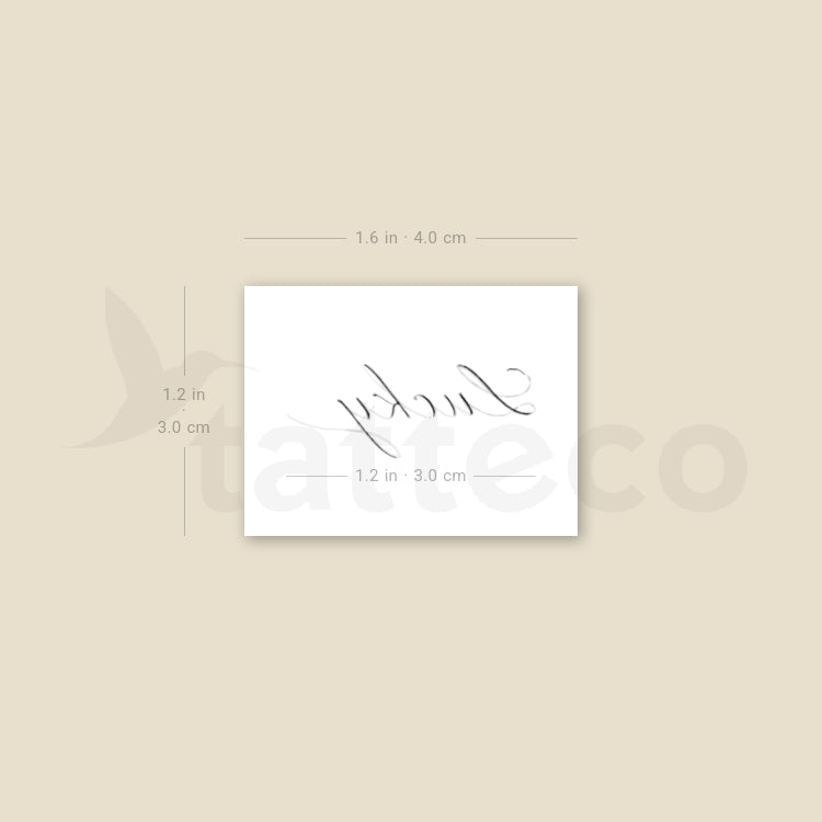 Lucky By Stefano Mazza Temporary Tattoo - Set of 3