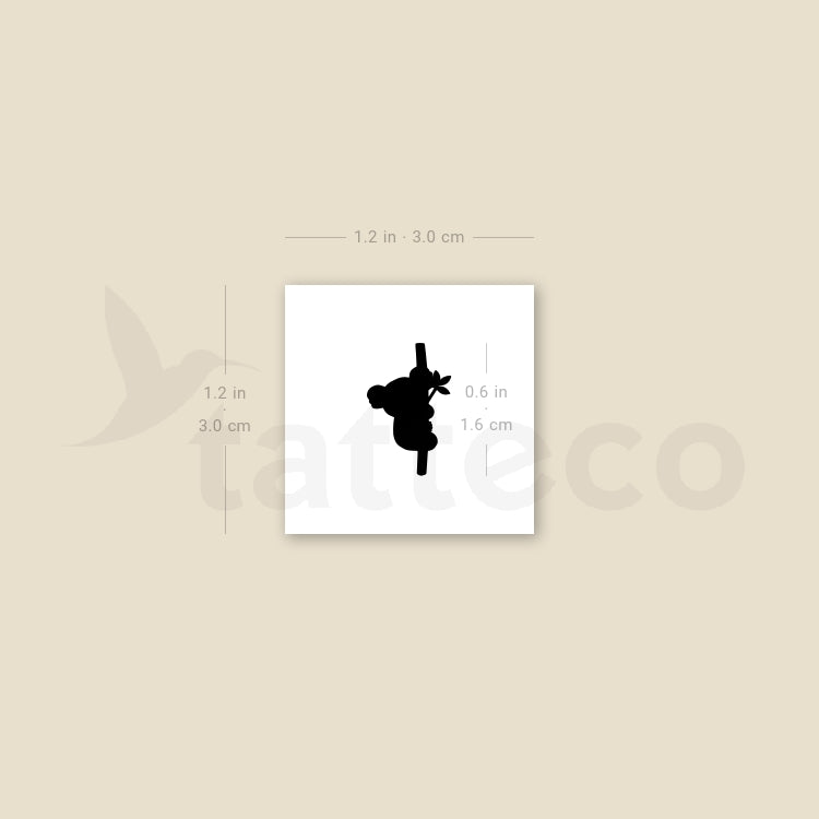 Little Koala Temporary Tattoo - Set of 3