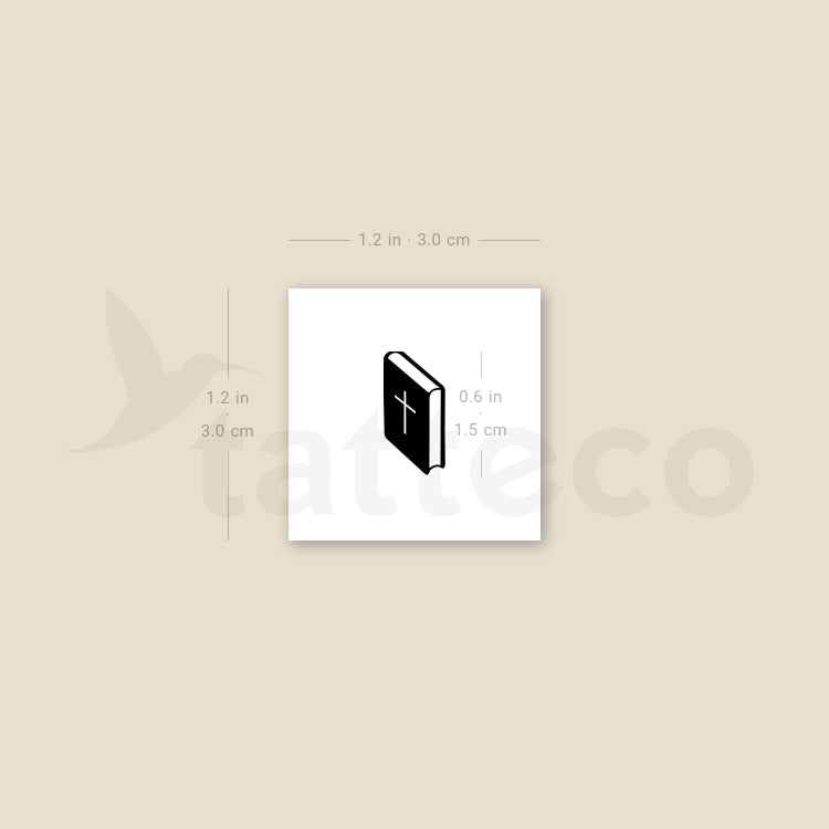 Bible Temporary Tattoo - Set of 3