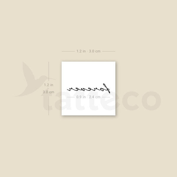 Forever Temporary Tattoo - Set of 3