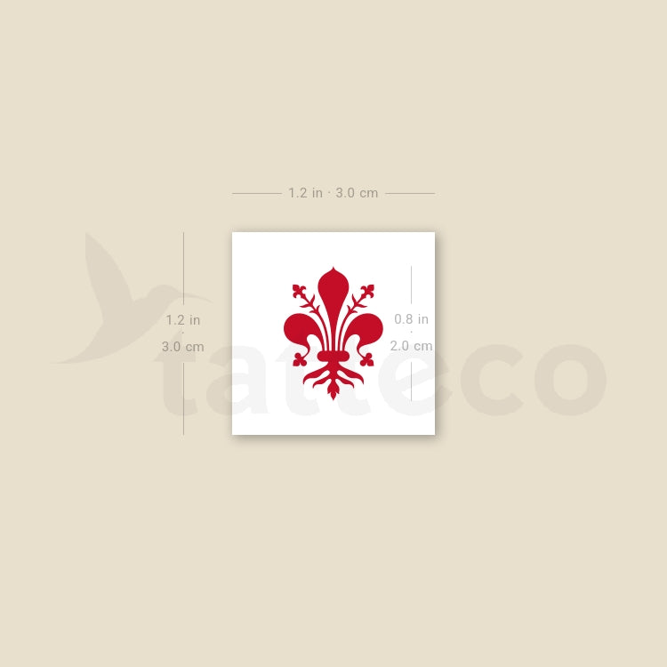 Giglio Temporary Tattoo - Set of 3
