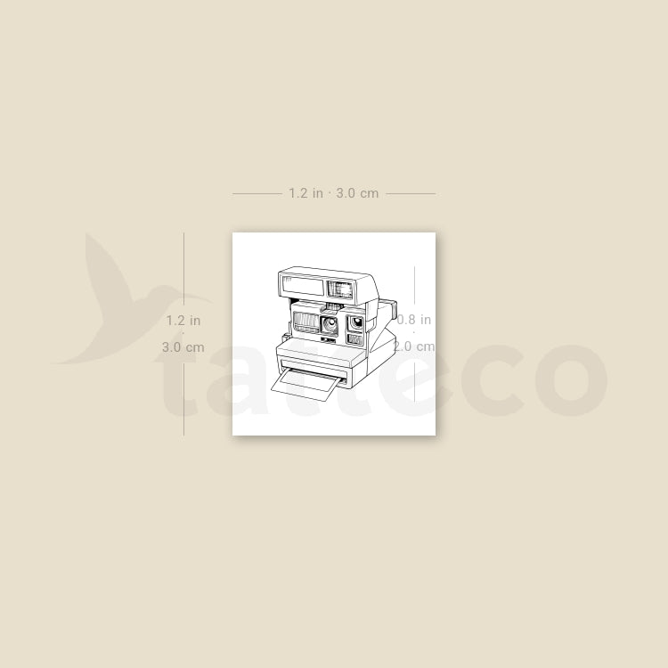 Polaroid Temporary Tattoo - Set of 3