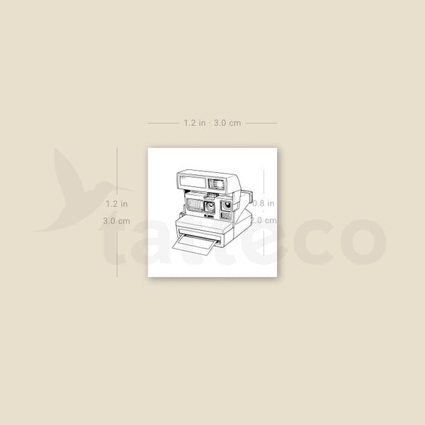 Polaroid Temporary Tattoo - Set of 3