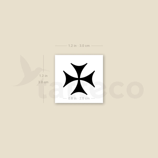 Bolnisi Cross Temporary Tattoo - Set of 3