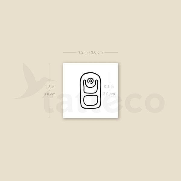 Can Tab Temporary Tattoo - Set of 3