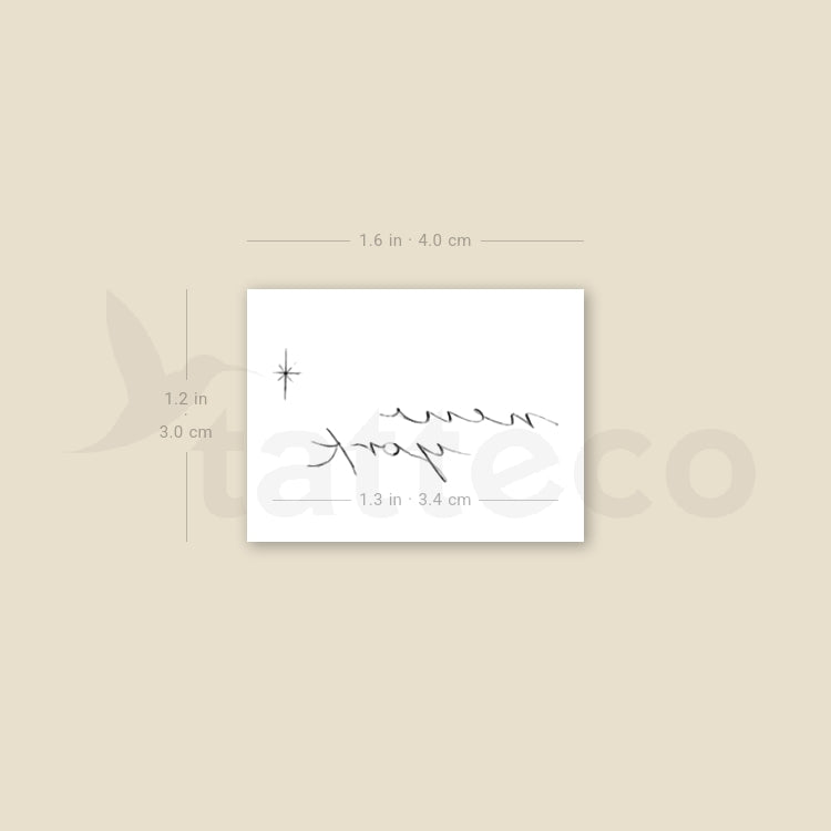 New York By Stefano Mazza Temporary Tattoo - Set of 3