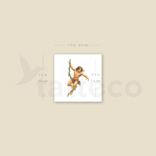 Tarzan Temporary Tattoo - Set of 3