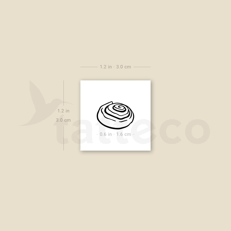 Ensaymada Temporary Tattoo - Set of 3