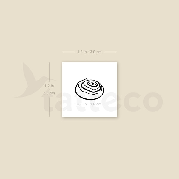 Ensaymada Temporary Tattoo - Set of 3