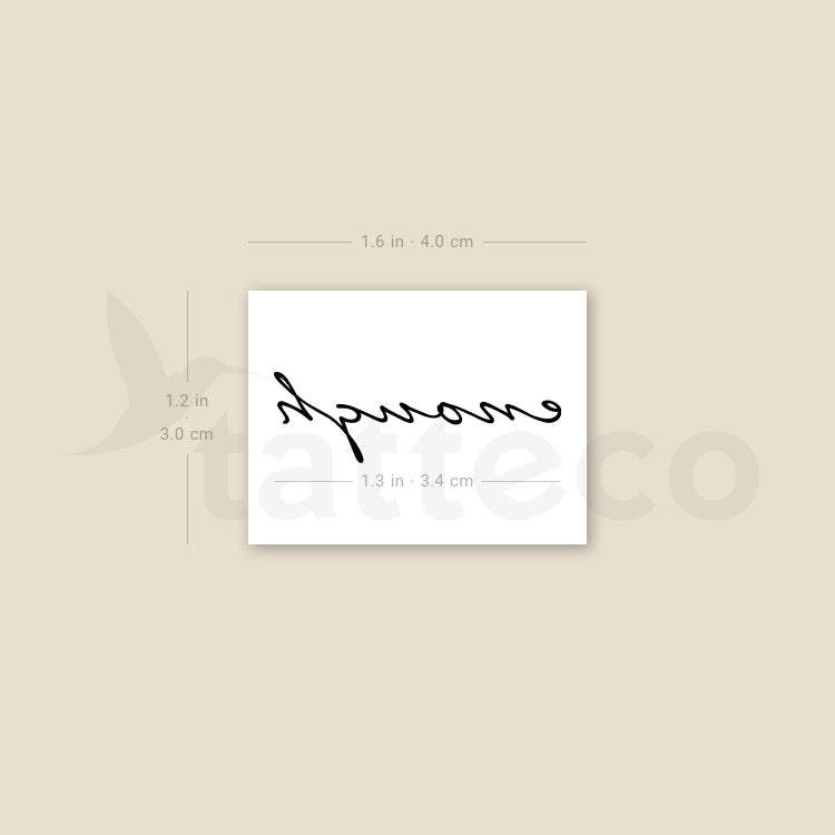 Enough Temporary Tattoo - Set of 3