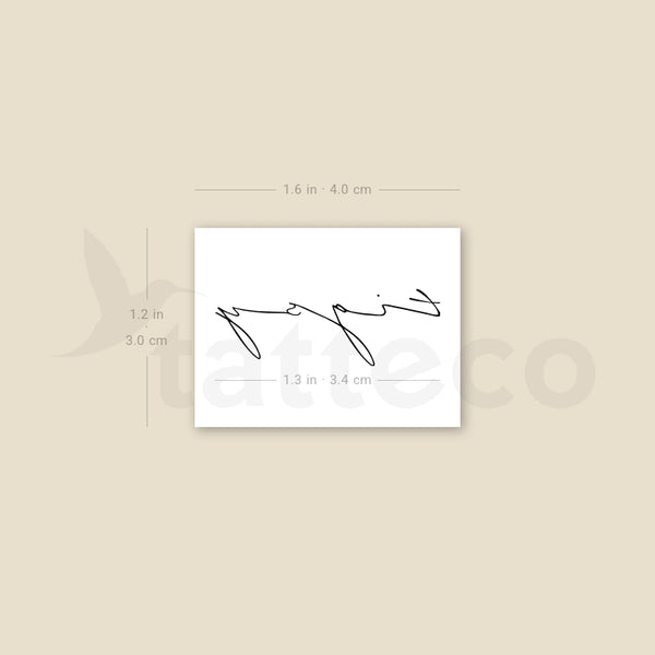 Tigsy Temporary Tattoo - Set of 3