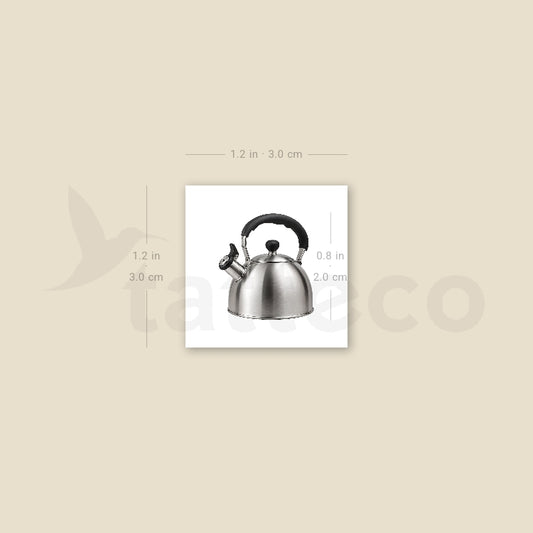 Kettle Temporary Tattoo - Set of 3