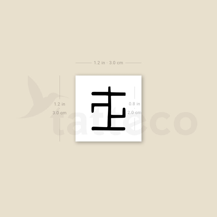 Healing Runic Sigil Temporary Tattoo - Set of 3