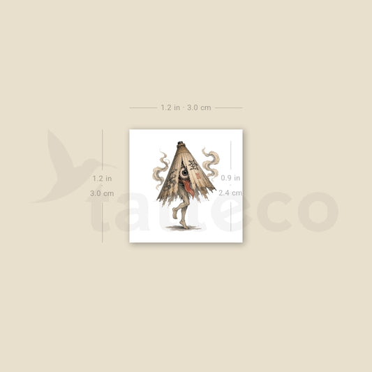 Kasa-obake Temporary Tattoo - Set of 3