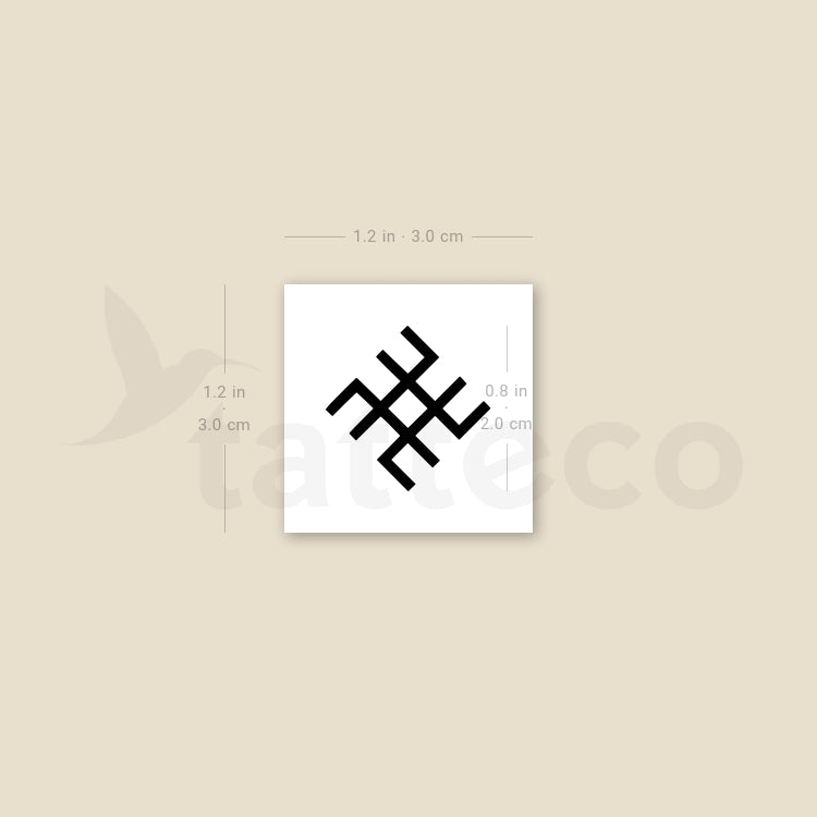 Svarog Temporary Tattoo - Set of 3