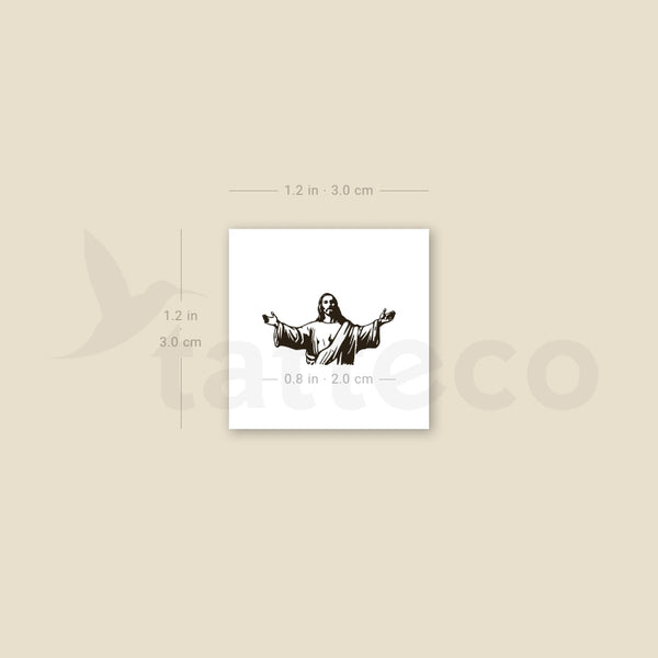 Jesus Temporary Tattoo - Set of 3