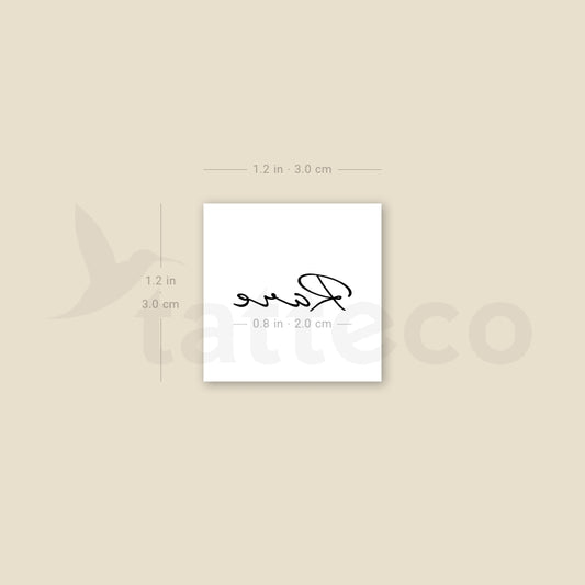 Rare Temporary Tattoo - Set of 3