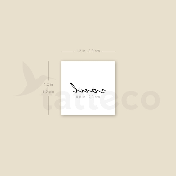 Soul Temporary Tattoo - Set of 3