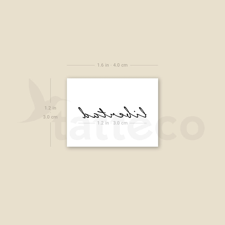 Libertad Temporary Tattoo - Set of 3