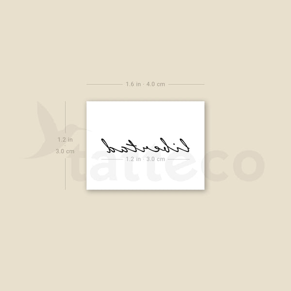Libertad Temporary Tattoo - Set of 3