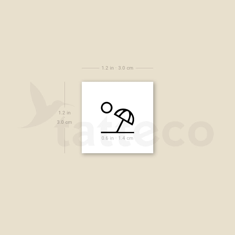 Leisure Temporary Tattoo - Set of 3