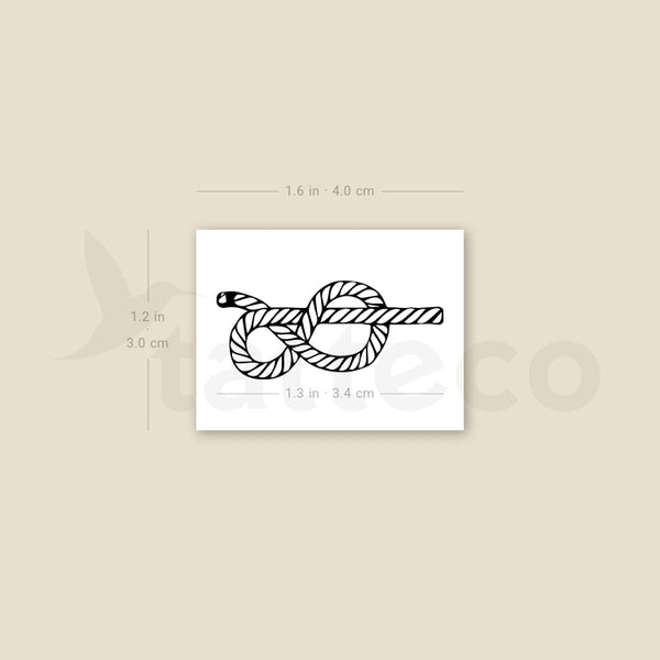 Figure-eight Knot Temporary Tattoo - Set of 3
