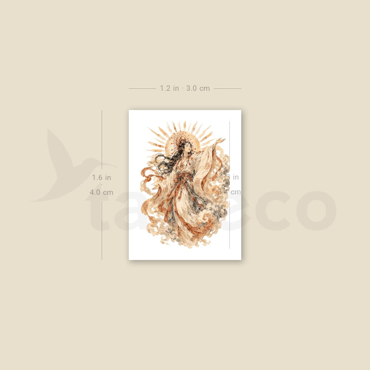 Amaterasu Temporary Tattoo - Set of 3