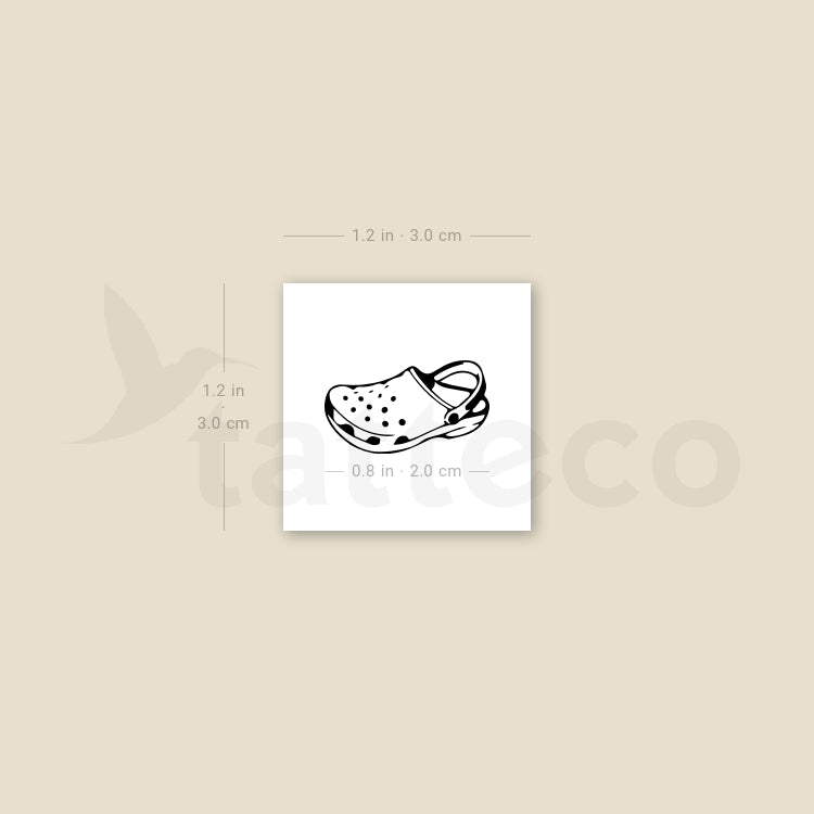 Crocs Temporary Tattoo - Set of 3
