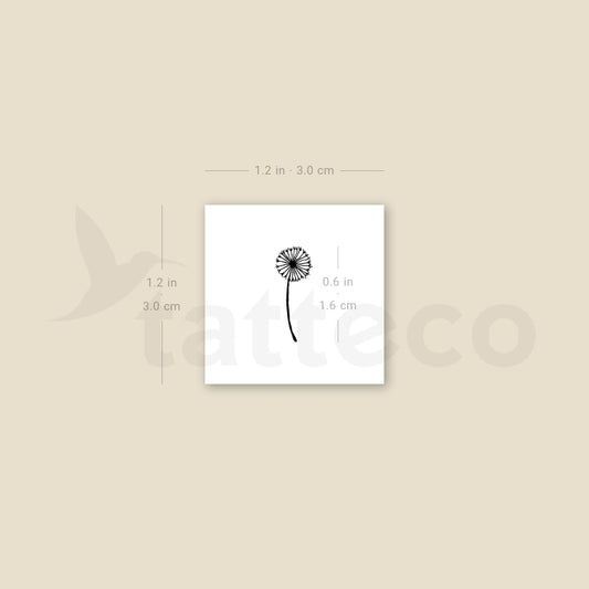 Little Dandelion Temporary Tattoo - Set of 3