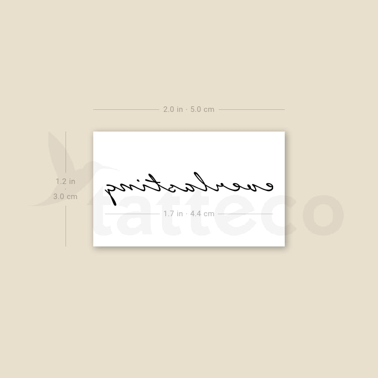 Everlasting Temporary Tattoo - Set of 3