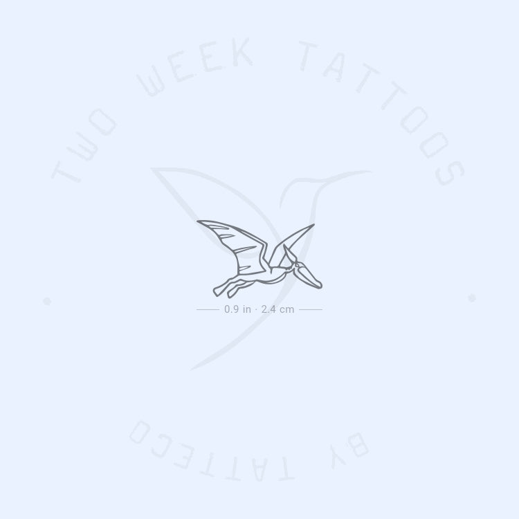 Pterosaur Semi-Permanent Tattoo - Set of 2