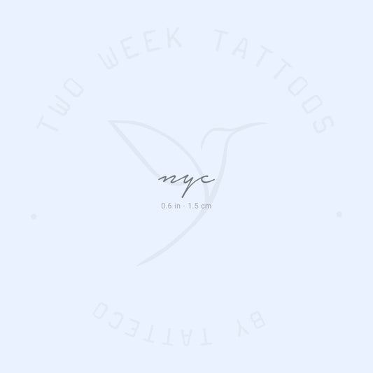Nyc Semi-Permanent Tattoo - Set of 2