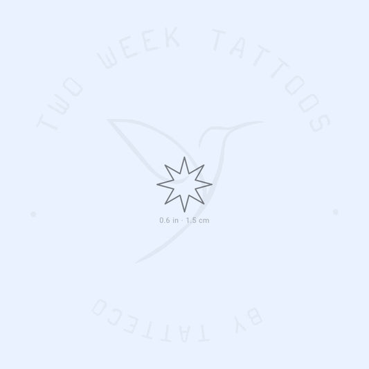 Ishtar Star Semi-Permanent Tattoo - Set of 2