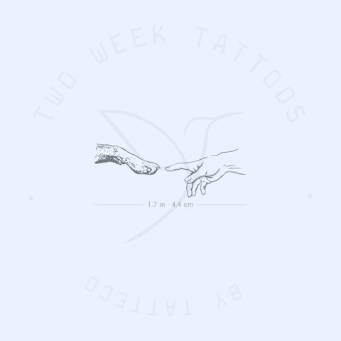 Creation Of Puppy Semi-Permanent Tattoo - Set of 2